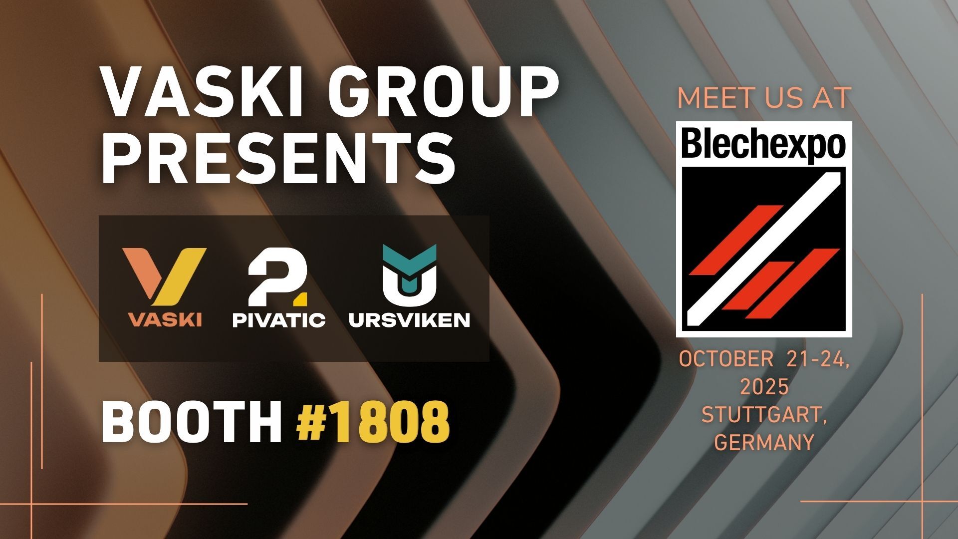 Sheet Metal and Flat Bar Expertise – Visit Us at Blechexpo 2025